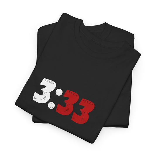 3:33 Unisex Heavy Cotton Tee